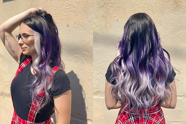 All the purple- Rainbow color treatment from Pulp Riot