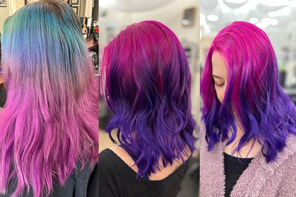 Pinks to Purples- Rainbow color treatment from Pulp Riot